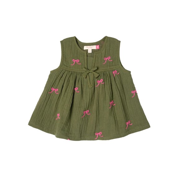 Pink Chicken Other - Pink Chicken - Jade Top - Olive Bows